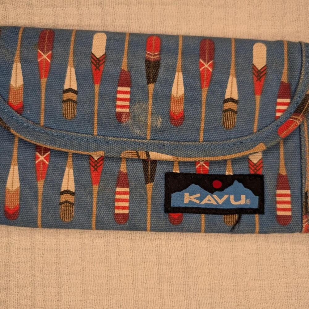 Kavu Blue Oar Print Wallet